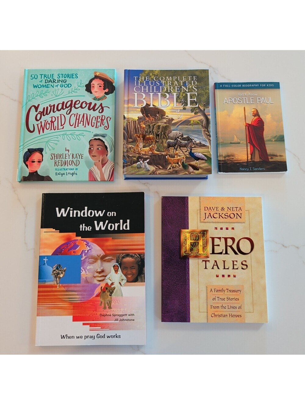 Christian Living Young Readers 5 Book Lot Bible Homeschool Cultural Education
